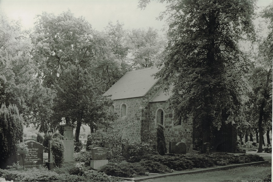 Historische Ansicht Friedhofskapelle St. Marti