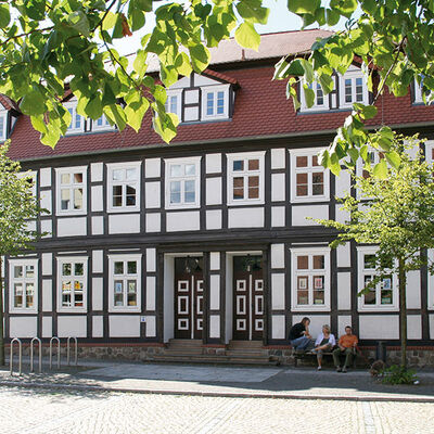 Bild vergr&ouml;&szlig;ern: Bibliothek im ehemaligen Geb�ude der Stadtschule